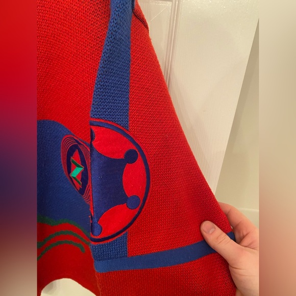 SOLD Vintage Loud Michiko Koshino Knit Embroidered Sweater - Picture 11 of 15